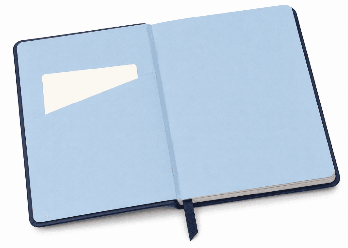 Custom Coloured End-Paper with Pocket